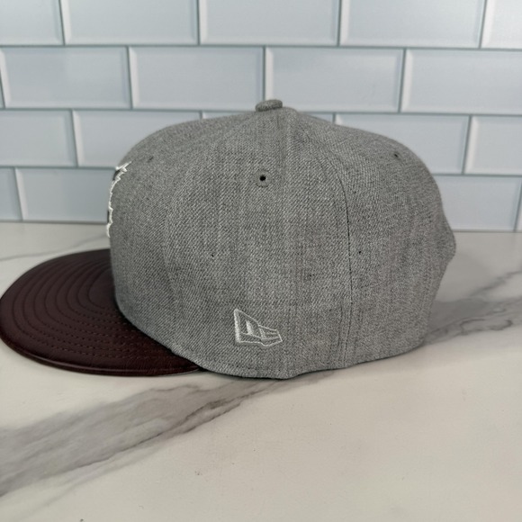 Toronto Blue Jays Hat Cap Strap Back Mens Large Gray MLB Baseball 9FIFTY New Era
